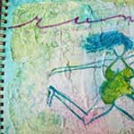 Playing with Sue’s Stencil for Artsy Fartsy thumbnail