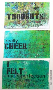 Video Turning Gelli Prints into Journal Prompts with a Stencil