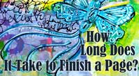 How Long Does it Take Me to Finish an Art Journal Page thumbnail