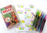 Video using Liquitex Paint Pens for Gelli Printing