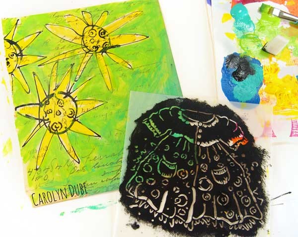 Inspired by Sue Pelletier and the Pipette in an art journal