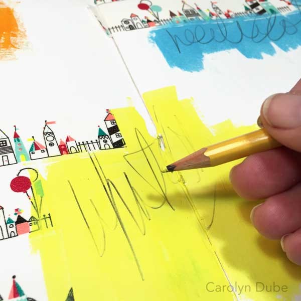 Washi tape art journaling and I even managed to save the life of a pen!