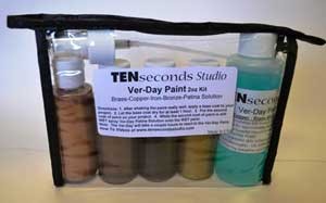 Video tutorial using VerDay paint and patina