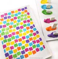 Art inspired by David Cassidy and the Partridge Family – step by step stencil play and concert photos!
