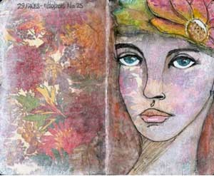 Art from Jill Holmes that inspired my play for this week's Let's Play link party