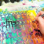 Tracing a stencil