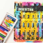 Downton Abbey inspired art journaling