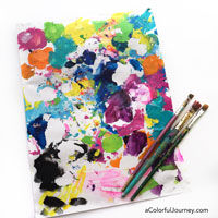 I used to find shapes in the clouds…now I find them in my paint palette! So many characters with such ridiculous stories to tell! What do you see in them?