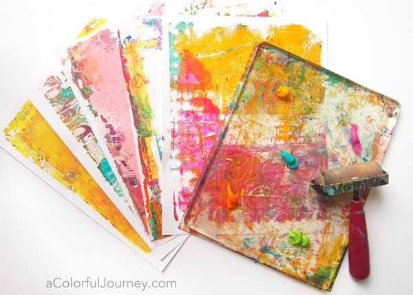 In person Gelli prinitng® workshop - Unlocking the Magic of the Gelli Plate® with Carolyn Dube