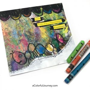 A Rainbow Caterpillar Stopped by for a Visit thumbnail