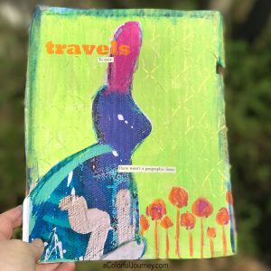 A Purple Bunny Hopped Right Into My Art Journal thumbnail