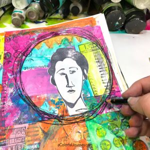 The Ugly Pink Rectangle OOPS in my Art Journal thumbnail