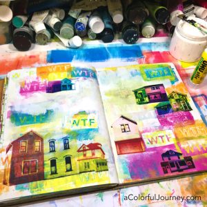 Image Transfer Cheat in an Art Journal thumbnail