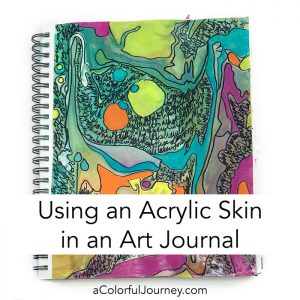 Turning an Acrylic Skin into an Art Journal Page thumbnail