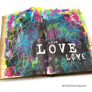 Thinking is Overrated in an Art Journal thumbnail
