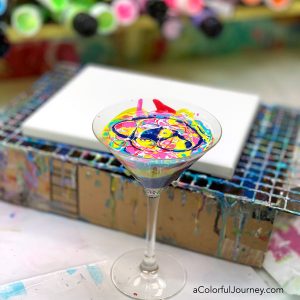 Paint Pouring with a Martini Glass thumbnail