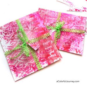Quick Gel Printing Gift Wrap thumbnail