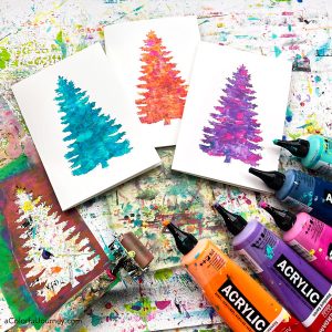 Gel Printing Holiday Cards thumbnail